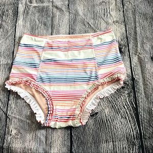 Kortni Jeane striped ruffle bottom